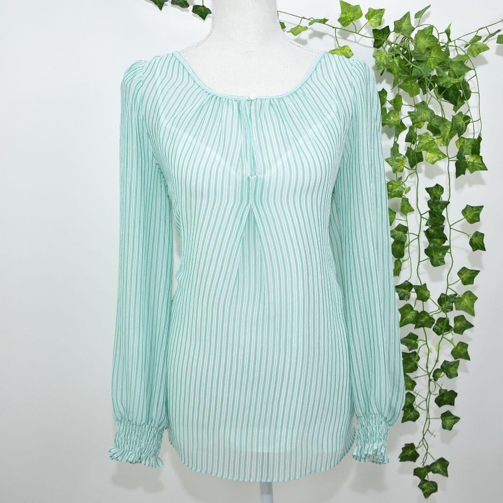 Max Studio blouse set mint green L